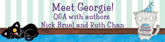 image alt for Kitty Meets Georgie: A Q & A with Nick Bruel and Ruth Chan